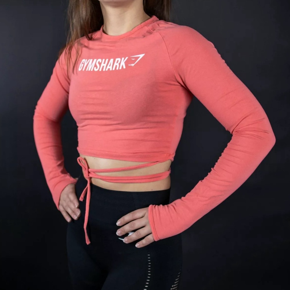 GymsharkLong Sleeve Cropped Top
